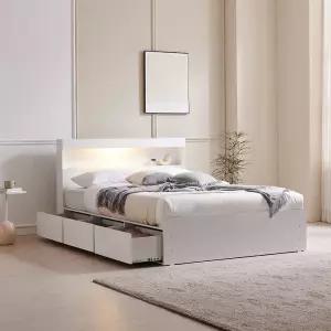 파로마 오브 LED 수납침대 프레임 SS