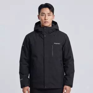 디스커버리 남성 베르겐 퍼텍스 쉴드 구스다운 경량패딩 블랙 DMDJCW056 DMDJCW0