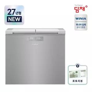 27년형 위니아 뚜껑형 딤채 김치냉장고 221리터 DDLE22ABWRS3 2도어