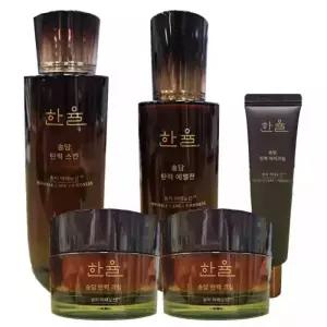 한율 송담 탄력 기초케어 스킨+로션+크림 2개+아이크림/송담기초풀케어 dv