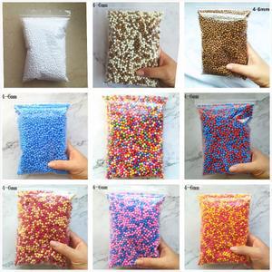스노우볼 Felicoalice 15g 15000pcs 6mm 미니 컬러 폴리스티렌 필러 스티로폼 공예 DIY 웨딩 장식
