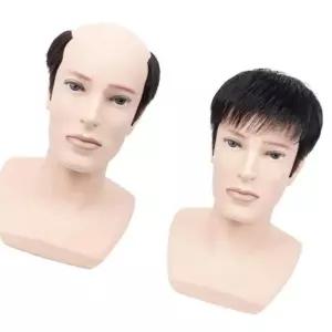 커버가발 인모 남자가발 정수리 커버 자연스러운 O형