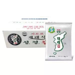 성경김 [본사운영] 지도표 재래전장김30g 20봉