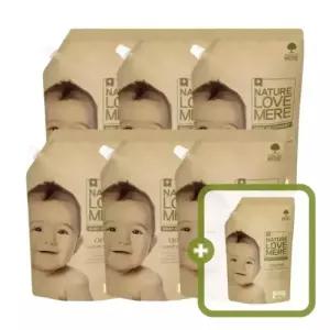 네이쳐러브메레 아기세탁세제 리필형 1300ml 3팩+3팩 [GIFT] 아기세제 리필 오리지널향 500ml 1팩
