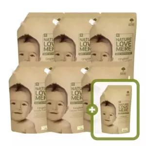 네이쳐러브메레 아기세제 리필형 1300ml 6팩+[GIFT]아기세제 리필 오리지널향 500ml 1팩