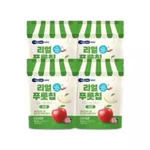 [베베쿡] 리얼푸룻칩 사과 4봉