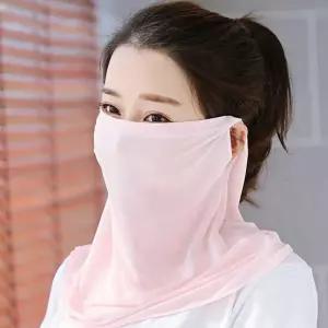 심플 쿨원단 얼굴가리개 여름 마스크 등산 쿨 얼굴 햇