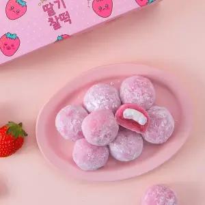 [화과방] 사랑스런 딸기찰떡(40gx8개입)X2박스 / 아이스모찌 딸기크림떡 딸기모찌 찹쌀떡