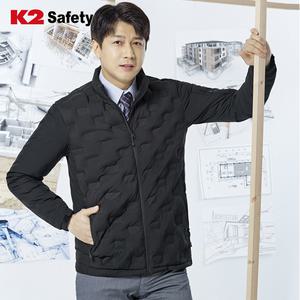 점퍼 K2 safety JK-F102 추동 방한 패딩점퍼 경량 볼패딩 방수 옷깃와이어 오피스 근무복 워크웨어