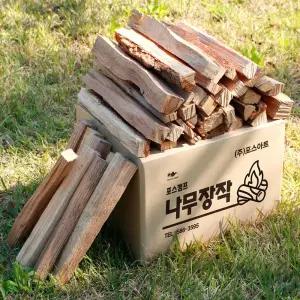 포스캠프 참나무 캠핑 장작 땔감 불멍 화목 불쏘시개