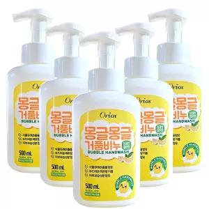 오릭스 몽글몽글 거품 비누 500ml x 20개 핸드워시 손세정제 비누 리필