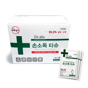 닥터아토 바이러스 살균 손 소독 티슈 슬림 1매(30입)  1박스