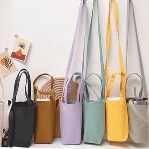 텀블러에코백 크로스백 미니 캔버스 보틀 드링크백 7컬러