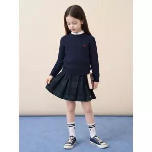 [BEANPOLE KIDS] [Essential] 클래식 케이블 니트 스웨터  네이비 (BI6151UE2R)