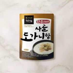 인정식탁 139091 고삼농협 착한들 한우 사골도가니탕 500g x 5팩