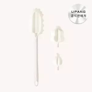 [유팡][솔대 2P 추가 증정] 유팡맘마 교체형 젖병세척솔 세트 다용도솔 젖꼭지솔 리필형