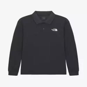 노스페이스 NT7QS00B 남성 쿨맥스 프라임 긴팔 폴로 METAL GRAY 6177207