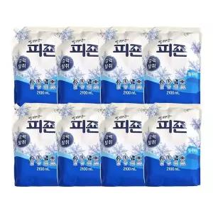 [엄지척]피죤 996HJF81 블루비앙카 리필용 2100ml 8입 -1박스
