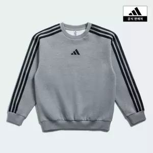 [아디다스키즈](마산점)[adidas kids] (A110-A160)스포츠웨어 주니어 니트 스웨트셔츠 (LF7809)