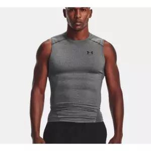 언더아머 UNDER ARMOUR 1361522 -090 그레이 히트기어 컴프레션 기능성 레깅스 나시티 운동복 트레이닝복