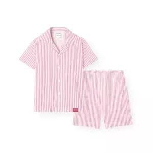 오르시떼 편안한 아동잠옷 아동 H126 라이비핑크 반소매 파자마 세트