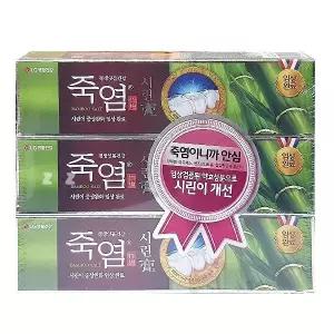 치약 죽염치약 시린고치약 시린고 죽염 120gX3개입 -TJ/죽염치약/칫솔/치석