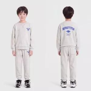 [갤러리아] 베네통키즈G  26F/W 와플 그래픽티셔츠팬츠세트 QAMT02641/TP02641MG