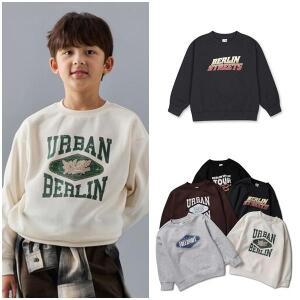 탑텐키즈 MKG3TR3301 공용 더블니트 그래픽 스웨트셔츠