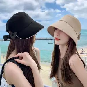 [하프클럽/]미니멀 경량 뒷리본 버킷햇 ELM-243