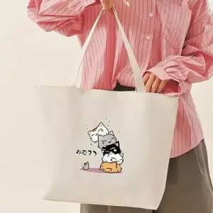 [와인앤쿡] 애니 일러스트 에코백