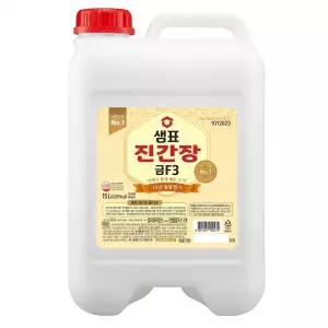샘표 진간장 금F3 15L 1통 대용량 말통 간장