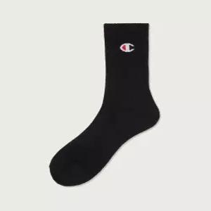 champion [3pack] C로고 크루 삭스 Black