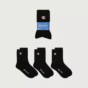 champion C로고 풀랭스 삭스 3PACK Black