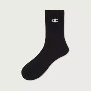 champion [3pack] 모노 C로고 크루 삭스 Black