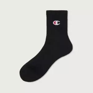 champion [3pack] C로고 미드 삭스 Black