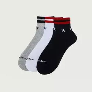 champion 멀티컬러 쿼터랭스 삭스 3켤레 Star