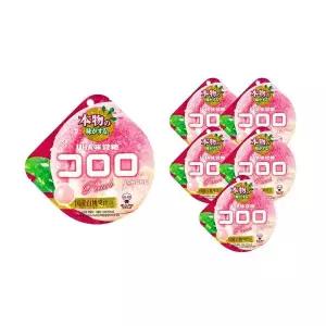 미카구토 코로로 복숭아 40g 6개 젤리