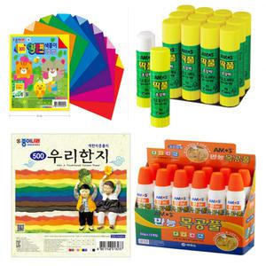 아모스 딱풀/목공풀/물풀/조은풀/양면/단면색종이