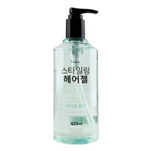 오릭스 스타일링 하드 헤어젤 420ml 헤어 강력 셋팅 고정 젤