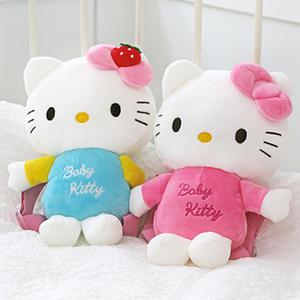 [인형백화점] 헬로키티 머리쿵 방지쿠션,유아머리보호대[핑크/블루][30cm]