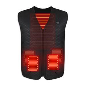 [L~3XL]스마트 USB 발열조끼 남녀공용 방한 보온 작업 조끼 국내 KC인증완료