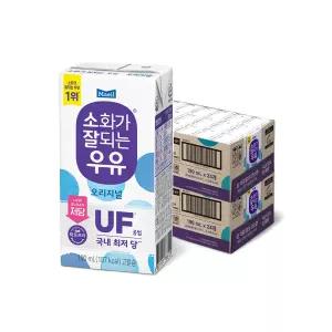 [매일유업] 소화가 잘되는 우유(락토프리) 멸균 190ml 48팩