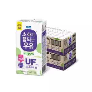 [매일유업] 소화가 잘되는 우유(락토프리) 저지방 멸균 190ml 48팩