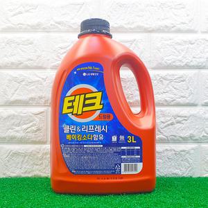 테크 클린 앤 리프레시 액체세제 드럼용 용기 3L