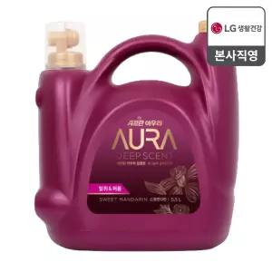 샤프란 아우라 딥센트 5.5L 대용량섬유유연제 스윗만다린