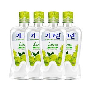 동아제약 가그린 후레쉬라임 380ml 4개