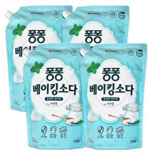 엘지 퐁퐁 주방세제 리필 베이킹소다 1.2L X 4개
