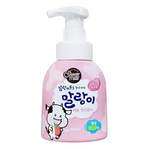 애경 샤워메이트 말랑이 버블 핸드워시 딸기우유향 300ml 1개 손세정제