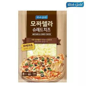 동서 리치골드 모짜렐라 슈레드 피자 치즈 1kg [아이스박스 무료포장]