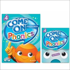 [카드10%] Come On Phonics 컴온 파닉스 4 SB + WB 세트 (전2권)